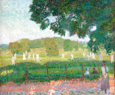 Das Cricketspiel, 1909 von Spencer Frederick Gore